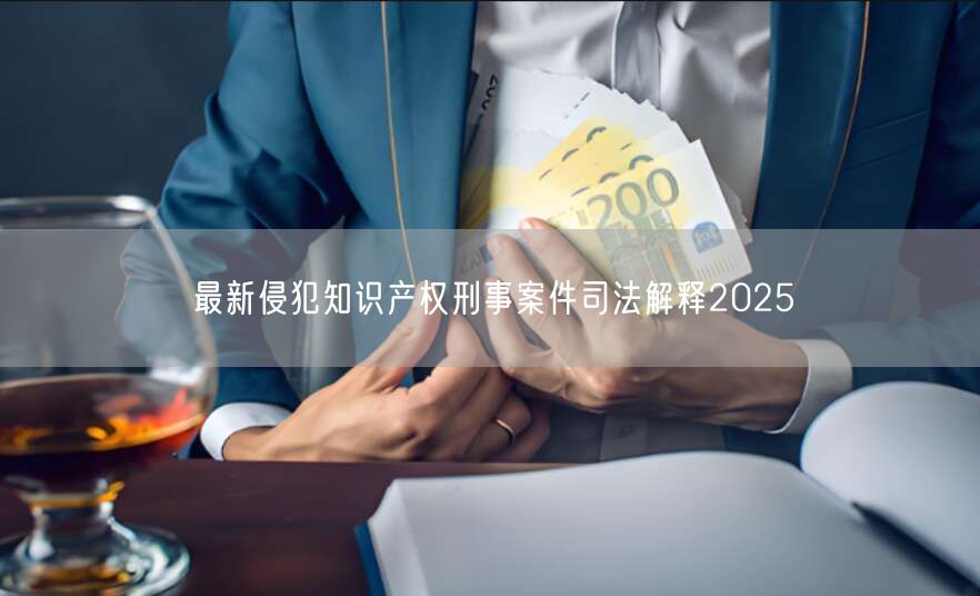 最新侵犯知识产权刑事案件司法解释2025